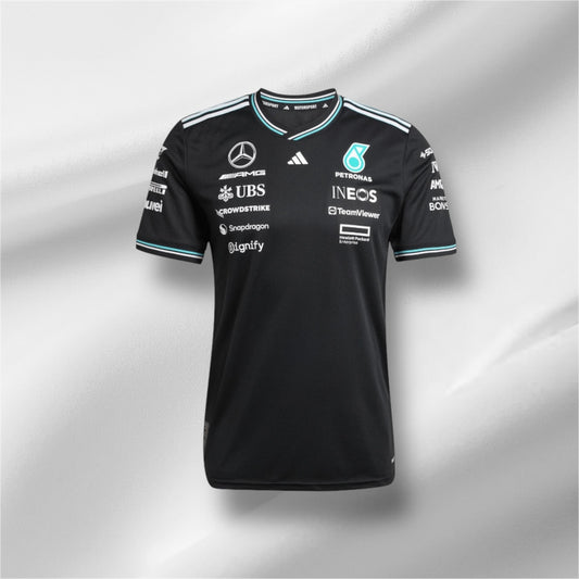 Mercedes Team Black Shirt 2025