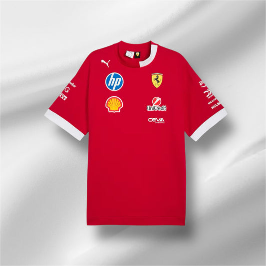 Scuderia Ferrari Team Shirt 2025 - Oversized Edition
