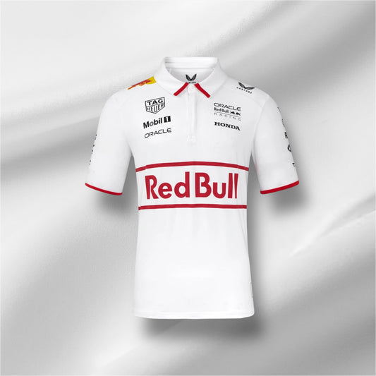 RedBull Team Shirt 2025 - White Edition