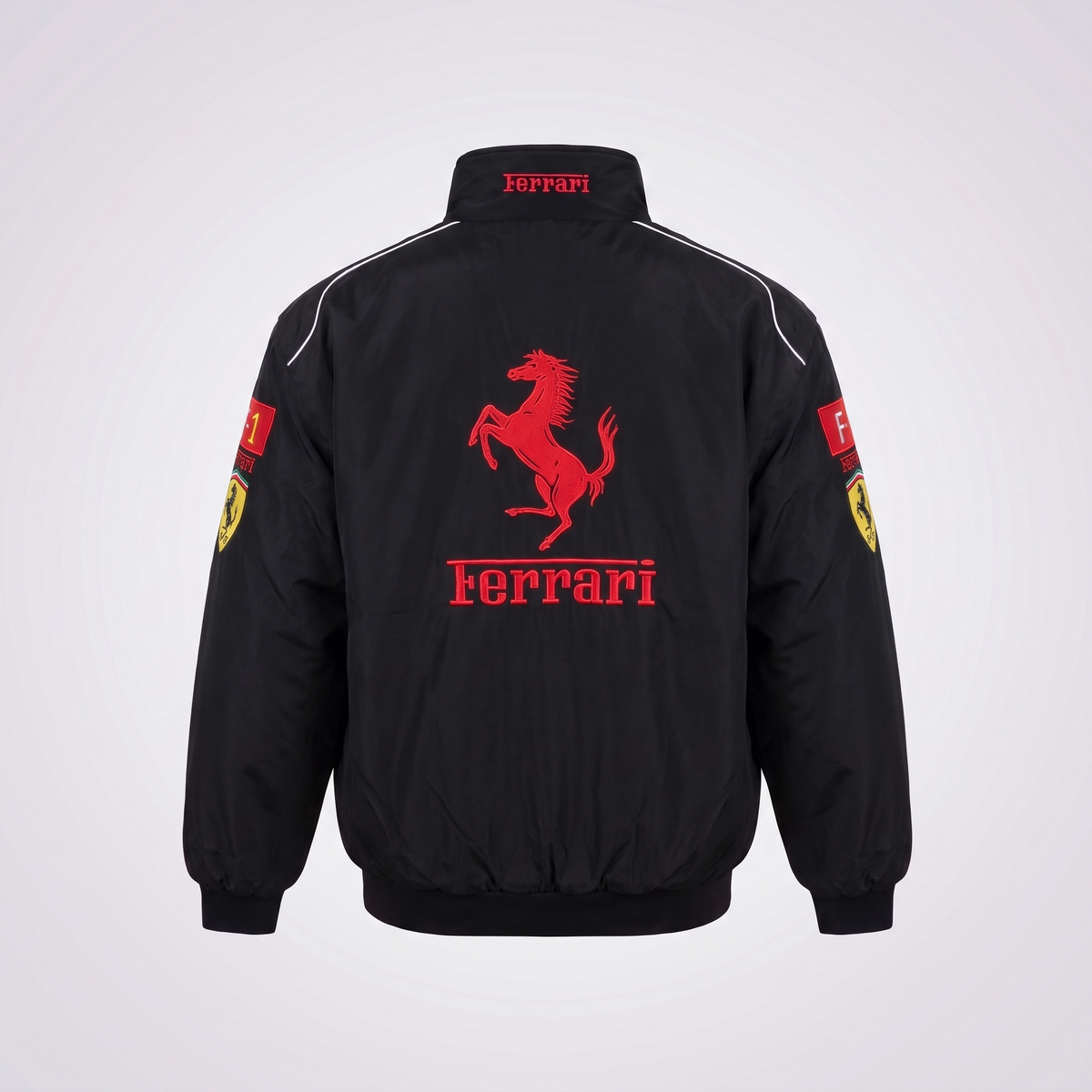 Ferrari Black Vintage Jacket - Back
