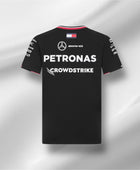 Maillot noir de l'équipe Mercedes 2024