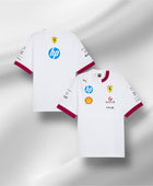 Scuderia Ferrari Team Shirt 2025 - Oversized Edition White