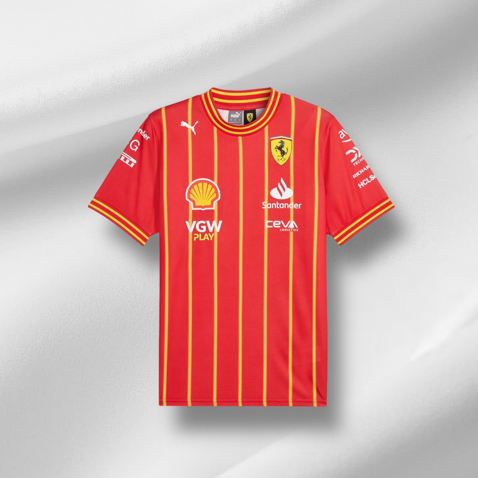 Scuderia Ferrari Charles Leclerc Shirt 2024 - Soccer Jersey Edition