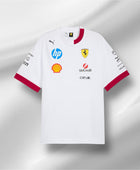 Scuderia Ferrari Team Shirt 2025 - Oversized Edition White