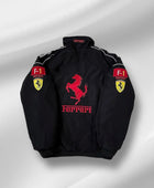 Ferrari Black Vintage Jacket