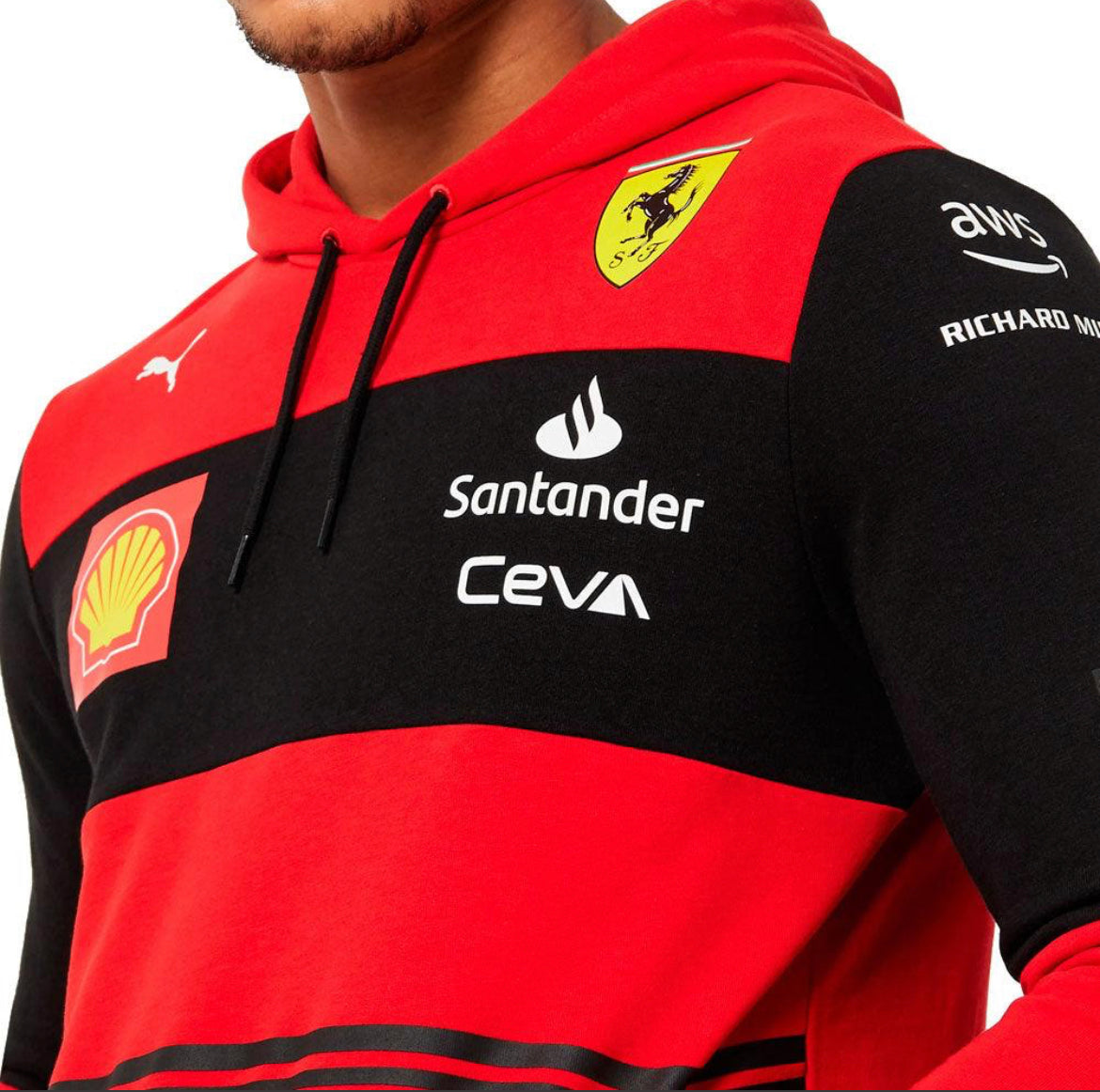 Sweat à capuche de l'équipe Scuderia Ferrari 2022