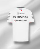 Weißes Mercedes-Team-Shirt 2024