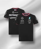 Maillot noir de l'équipe Mercedes 2024