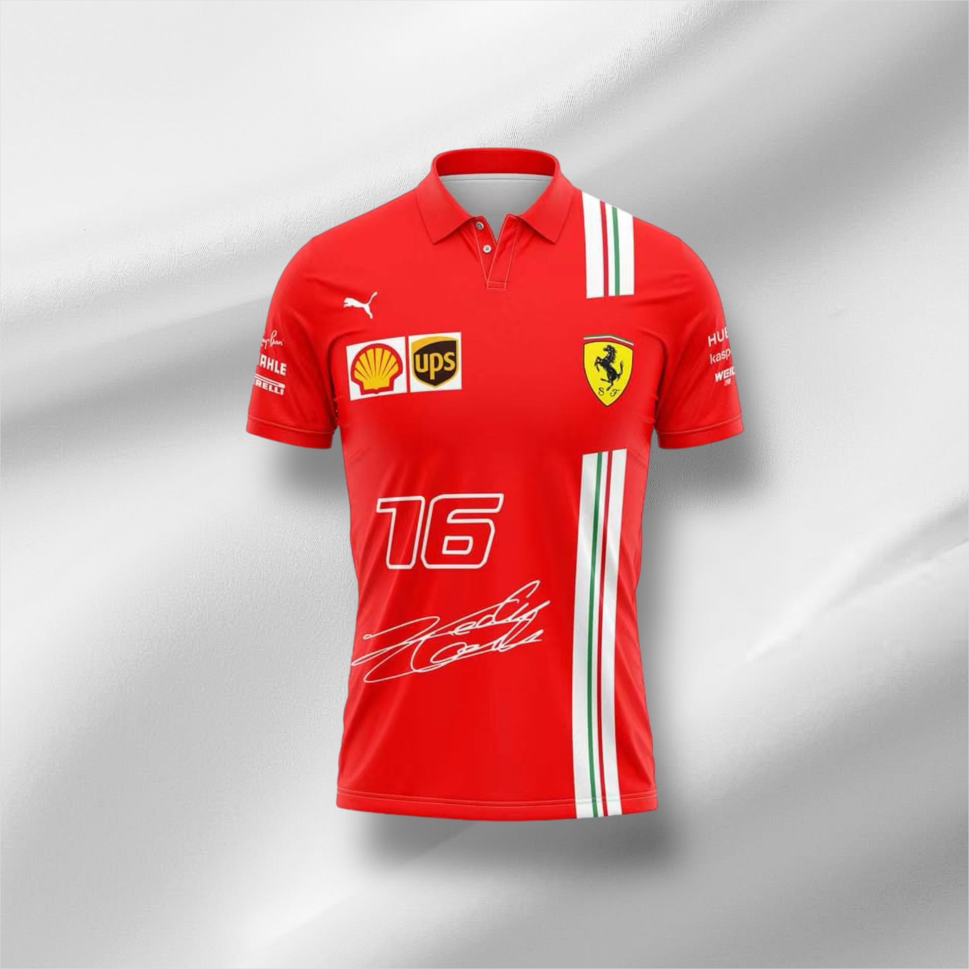 Polo Scuderia Ferrari Charles Leclerc 2021