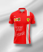 Polo Scuderia Ferrari Charles Leclerc 2021