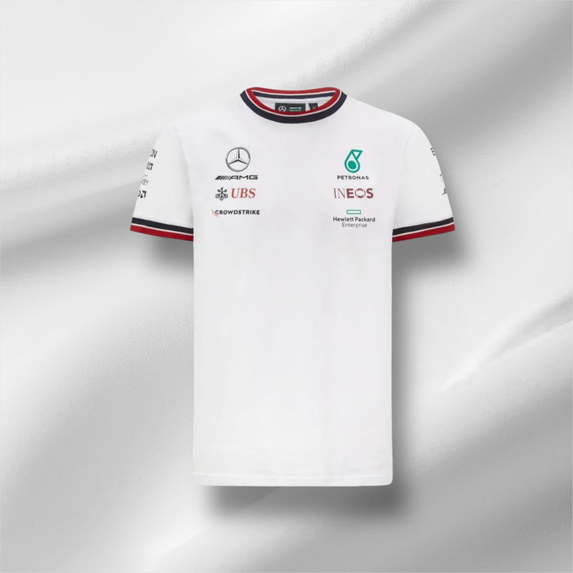 Mercedes Team White Shirt 2021