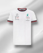 Maillot blanc de l'équipe Mercedes 2021