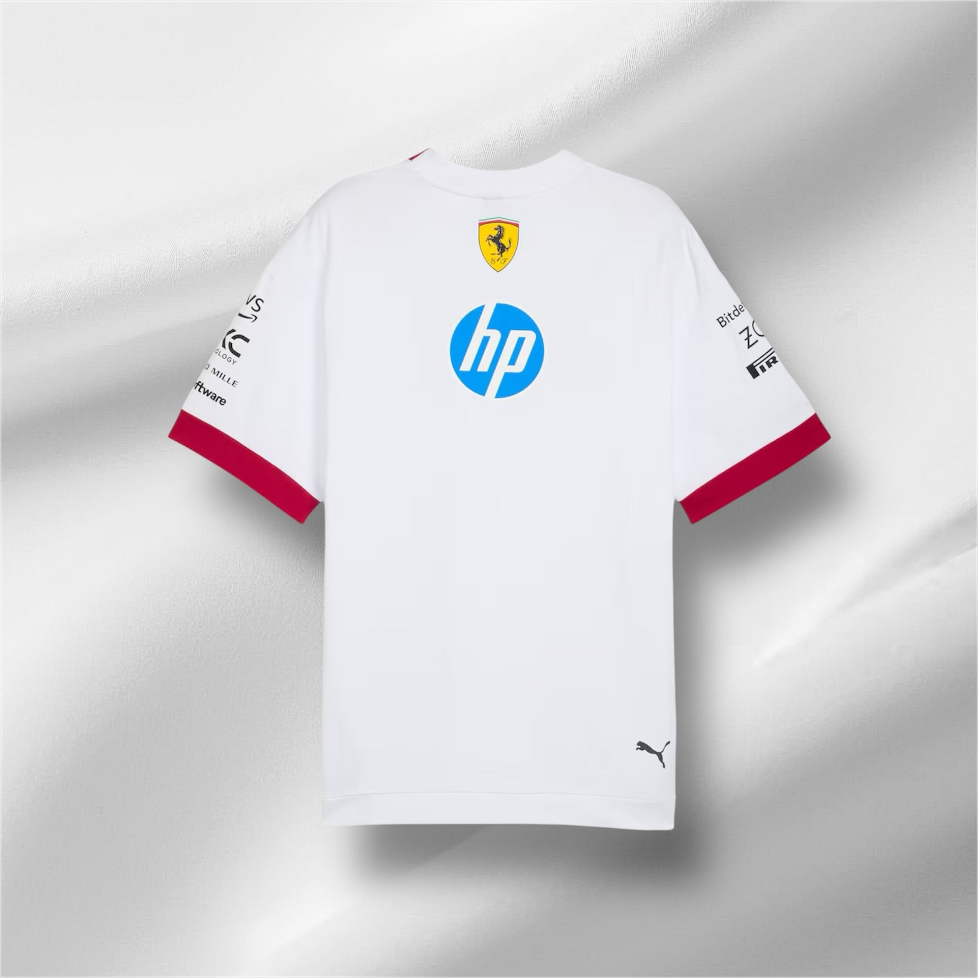 Scuderia Ferrari Team Shirt 2025 - Oversized Edition White