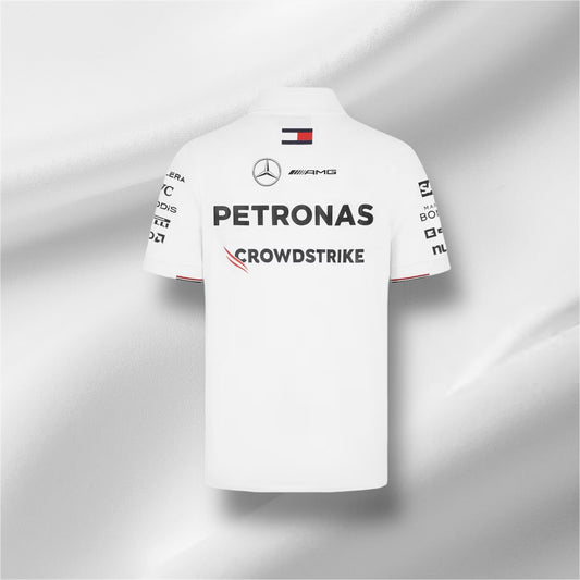 Mercedes Team White Polo 2024