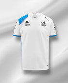 Weißes Alpine Team-Shirt 2023