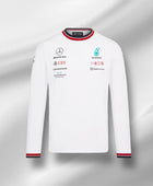 Mercedes Team Weißes Langarmshirt 2022