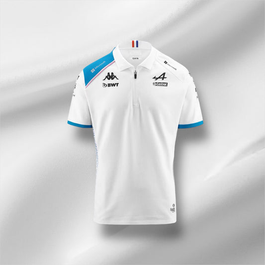 Alpine Team White Polo 2023