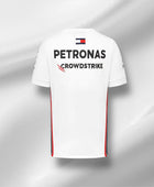 Weißes Mercedes-Team-Shirt 2023