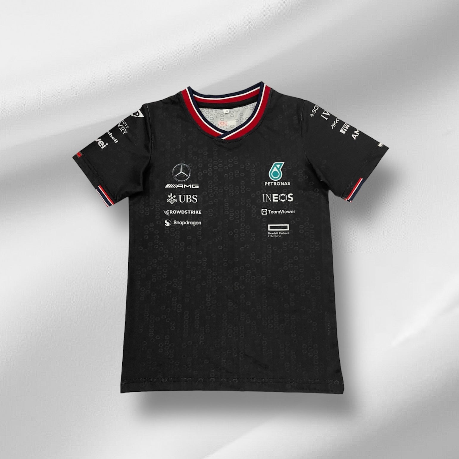 Mercedes Team Black Shirt 2024 - Kids