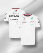 Weißes Mercedes-Team-Shirt 2024