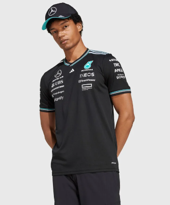 Mercedes Team Black Shirt 2025