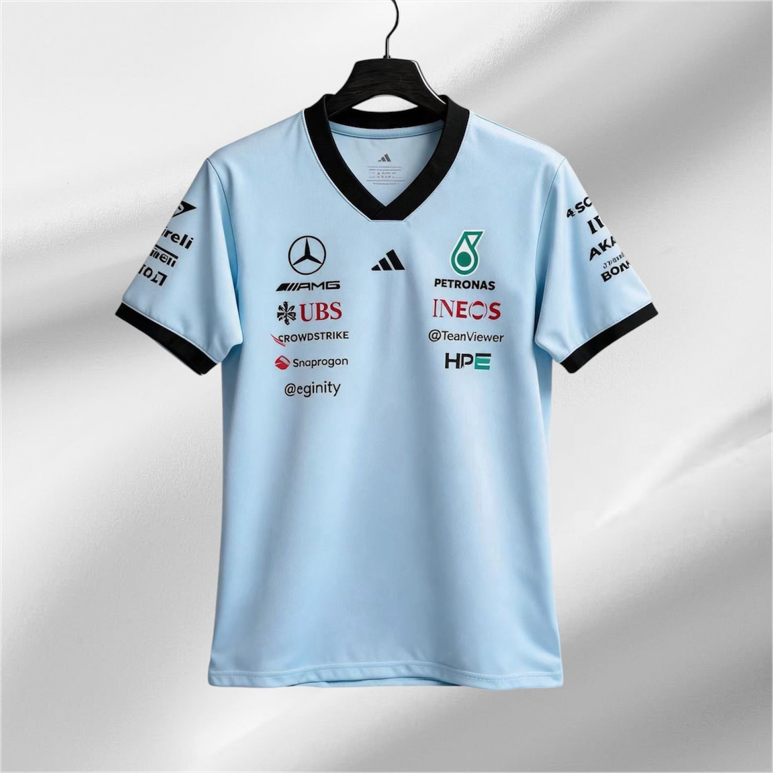 Mercedes Team Blue Shirt 2026 - Oversized Edition