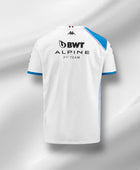 Weißes Alpine Team-Shirt 2023