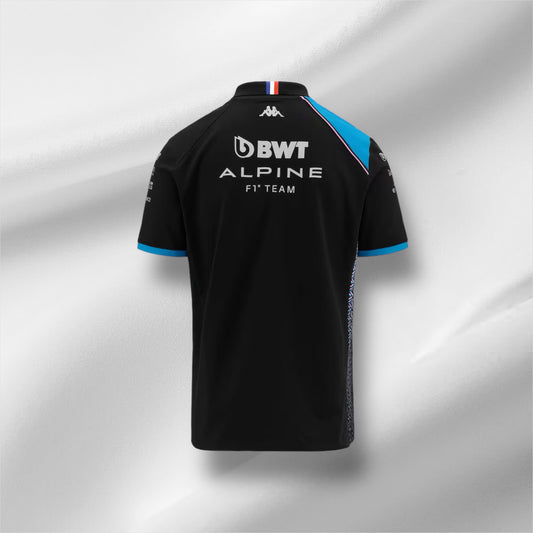 Alpine Team Schwarzes Polo 2023