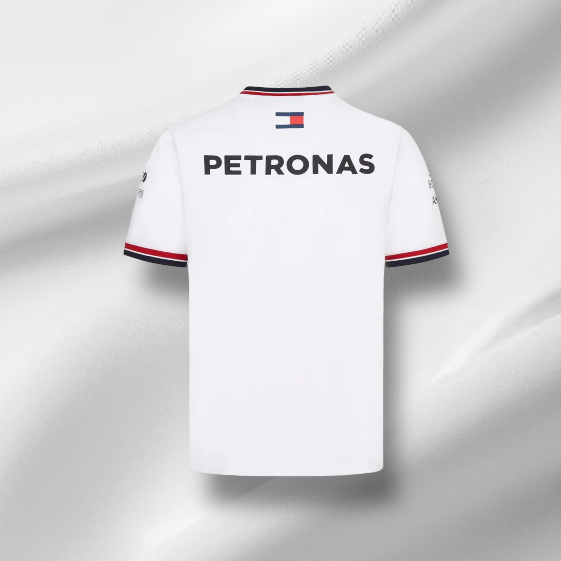 Maillot blanc de l'équipe Mercedes 2022