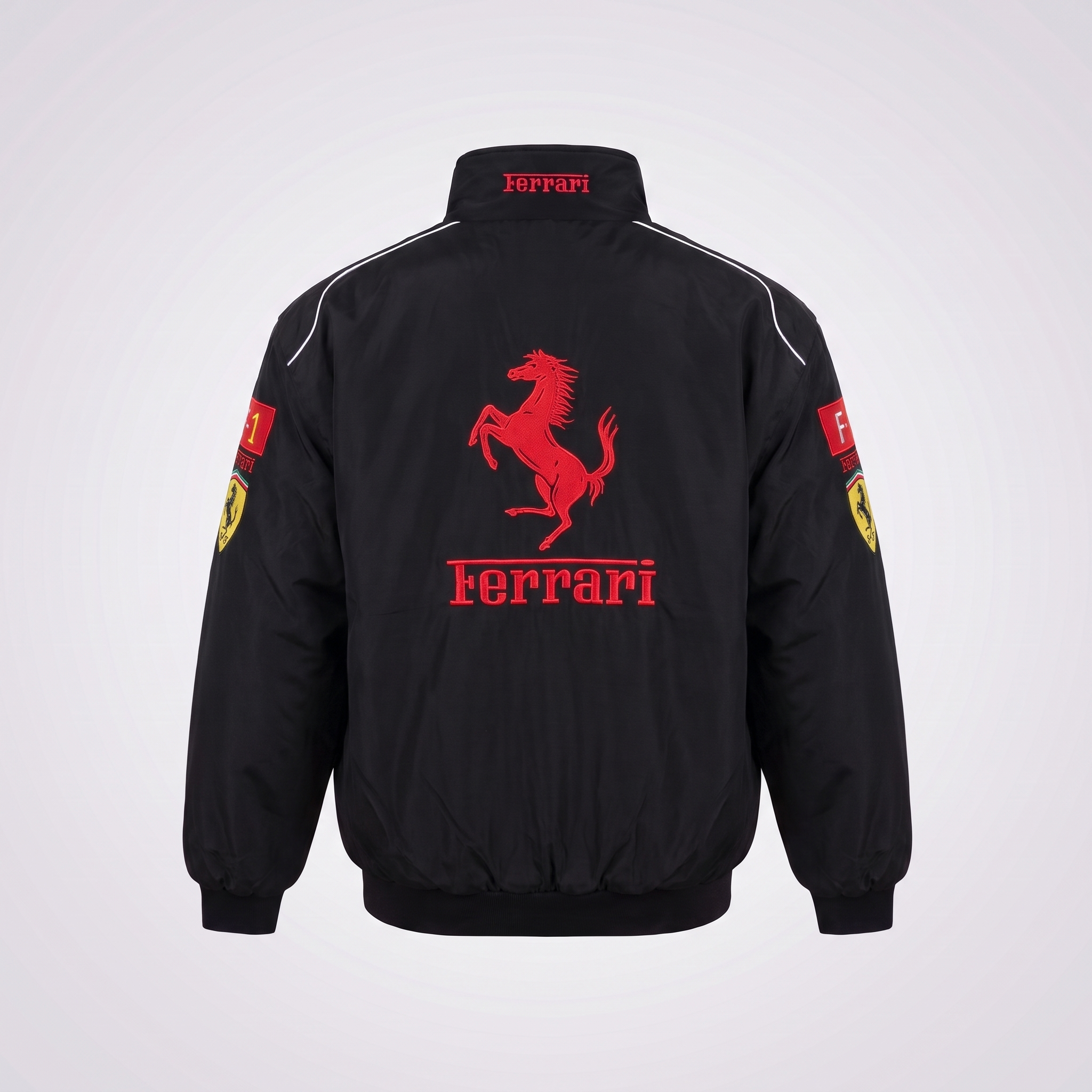 Ferrari Black Vintage Jacket - Back
