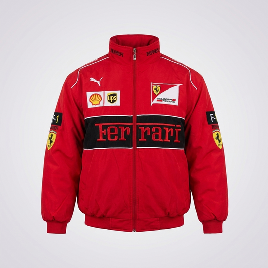 Ferrari Red Vintage Jacket - Front