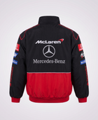 McLaren Black Vintage Jacket - Back