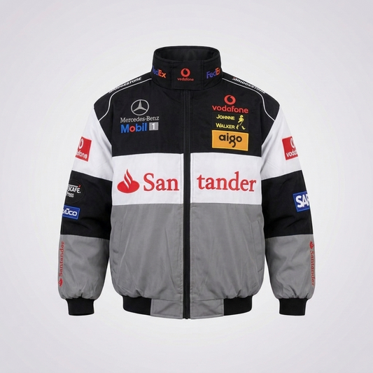 McLaren Grey Vintage Jacket - Front