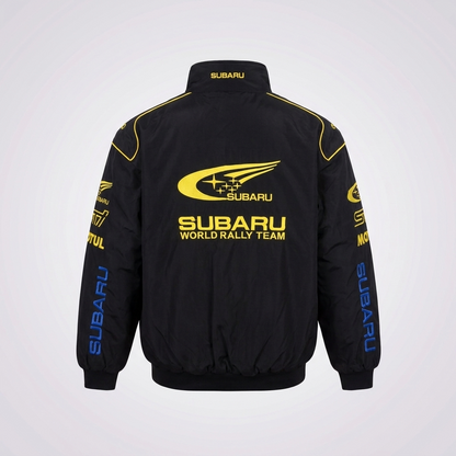 Subaru Black Vintage Jacket - Back