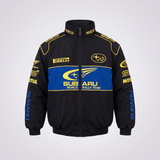 Subaru Black Vintage Jacket - Front